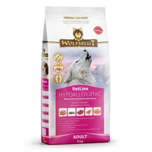 Wolfsblut <br>VETLINE Hypoallergenic <br>Hest & Sødkartoffel